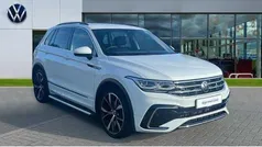 Pure white Used 2021 VW Tiguan R-line SUV | £27,229 (Fair price)