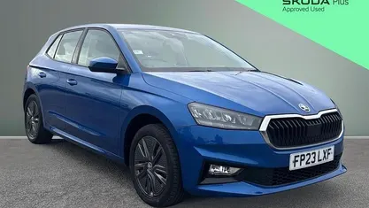 Used Skoda Fabia Comfort 95 HP (69 kW) 2023 Blue Hatchback