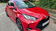 Red Used 2023 Toyota Yaris Hybrid Design Hatchback | £16,550 (Fair price)