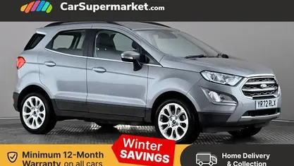 Silver Used 2022 Ford Ecosport Titanium SUV | £10,897 (Fair price)