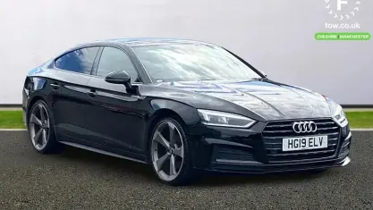 Used Audi A5 Sportback Black Edition 190 HP (139 kW) 2019 Black Hatchback