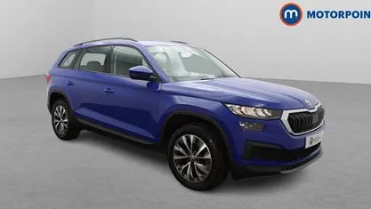 Używany Skoda Kodiaq SE Drive 150 KM (110 kW) 2023 Niebieski SUV