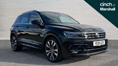 Black Used 2018 VW Tiguan R-line SUV | £19,042 (Fair price)