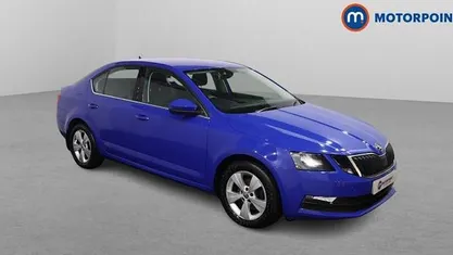 Used Skoda Octavia SE Technology 116 HP (85 kW) 2019 Blue Hatchback