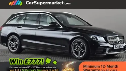Used Mercedes C300 AMG Line Premium 258 HP (189 kW) 2019 Black Estate