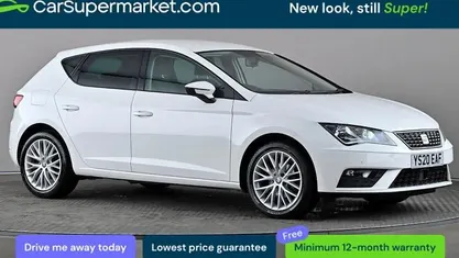 Used Seat Leon SE Dynamic 116 HP (85 kW) 2020 White Hatchback