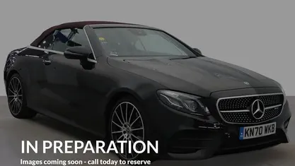 Used Mercedes E300 AMG line 245 HP (180 kW) 2020 Black Cabriolet