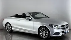 Silver Used 2017 Mercedes C300 Premium Plus Cabriolet | £16,050 (Fair price)
