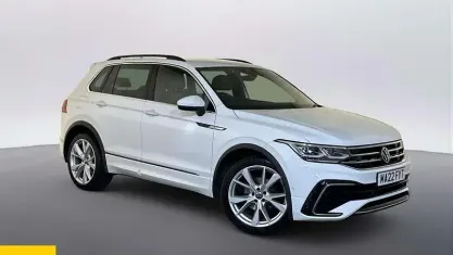 Used VW Tiguan R-line 150 HP (110 kW) 2022 White SUV