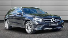 Obsidian black Used 2017 Mercedes GLC250 AMG Line Premium Estate | £21,795 (Fair price)