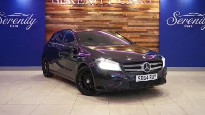 Used Mercedes A180 122 HP (89 kW) 2014 Purple Hatchback