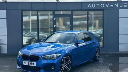 Used BMW 118 M Sport 150 HP (110 kW) 2019 Blue Hatchback