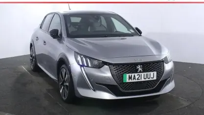 Used Peugeot e-208 Premium 100 kW (136 HP) 2021 Grey Hatchback