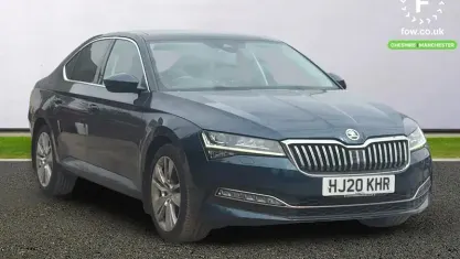 Used Skoda Superb SE L 150 HP (110 kW) 2020 Blue Hatchback