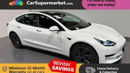 White Used 2022 Tesla Model 3 RWD Sedan | £20,997 (Fair price)
