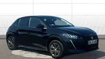 Used Peugeot e-208 Allure Premium 100 kW (136 HP) 2022 Black Hatchback