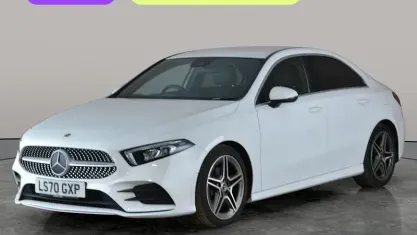 Usado Mercedes A180 AMG line 116 HP (85 kW) 2020 Branco Sedan