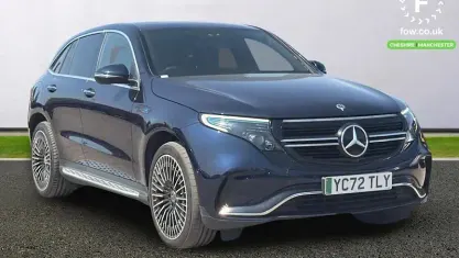Used Mercedes EQC400 AMG Line Premium 300 kW (408 HP) 2023 Blue SUV
