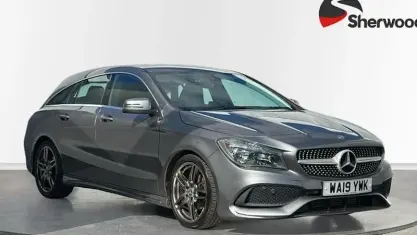 Used Mercedes CLA200 AMG line 156 HP (114 kW) 2019 Grey Coupe