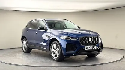 Used Jaguar F-Pace R-Dynamic 404 HP (297 kW) 2022 Bluefire blue SUV