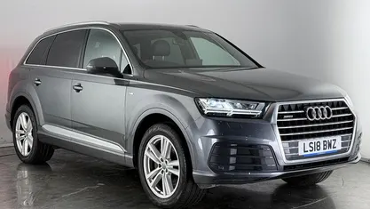 Grey Used 2018 Audi Q7 S-Line SUV | £26,400 (Good price)
