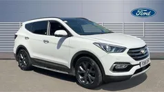 White Used 2018 Hyundai Santa Fe SUV | £18,356 (Good price)