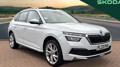 Used Skoda Kamiq SE L Executive 150 HP (110 kW) 2023 White SUV