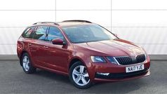 Red Used 2017 Skoda Octavia SE Estate | £13,638 (Fair price)