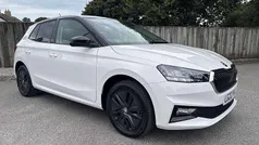 Candy white black magic pearl effect Used 2022 Skoda Fabia Colour Edition Hatchback | £14,495 (Fair price)