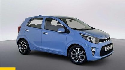 Begagnad Kia Picanto 84 HK (61 kW) 2020 Blå Halvkombi