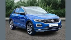 Blue Used 2018 VW T-Roc R-line SUV | £17,995 (Fair price)