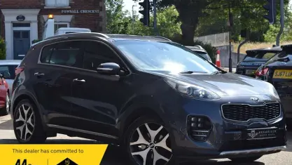 Used Kia Sportage GT-Line 177 HP (130 kW) 2017 Silver SUV