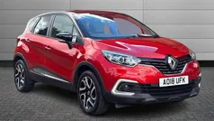 Flame red with metallic diamond black roof Used 2018 Renault Captur Iconic SUV | £8,395 (Fair price)