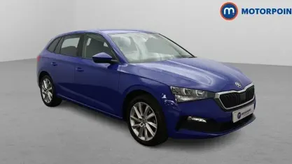 Used Skoda Scala SE L 110 HP (80 kW) 2022 Blue Hatchback