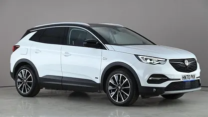 Begagnad Vauxhall Grandland X Ultimate 300 HK (220 kW) 2020 Vit SUV