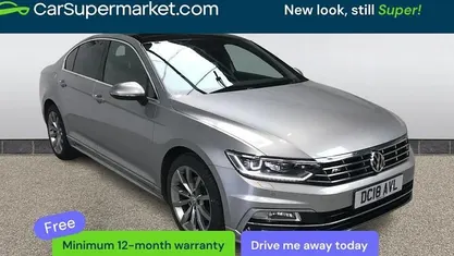 Used VW Passat R-line 150 HP (110 kW) 2018 Silver Sedan