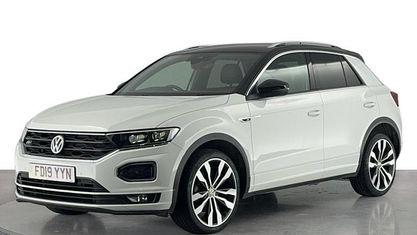 Używany VW T-Roc R-line 150 KM (110 kW) 2019 Biały SUV