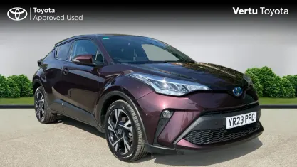 Used Toyota C-HR Design 122 HP (89 kW) 2023 Deep amethyst (metallic paint) SUV