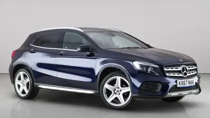 Used Mercedes GLA200 AMG line 156 HP (114 kW) 2017 Blue SUV