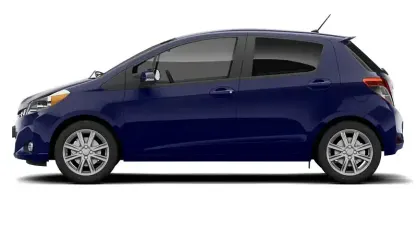 Used Toyota Yaris 101 HP (74 kW) 2013 Black Hatchback