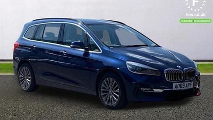 Begagnad BMW 218 Luxury Line 140 HK (102 kW) 2019 Blå Kombi
