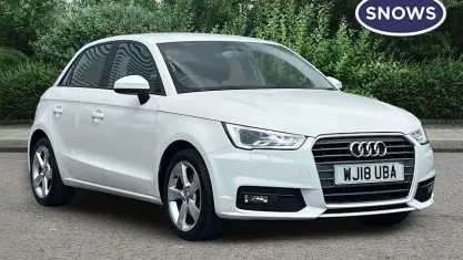 Used Audi A1 Sportback Sport 125 HP (91 kW) 2018 White Hatchback