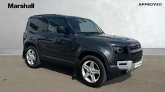 Premium metallic carpathian grey Used 2023 Land Rover Defender SE SUV | £49,236 (Fair price)