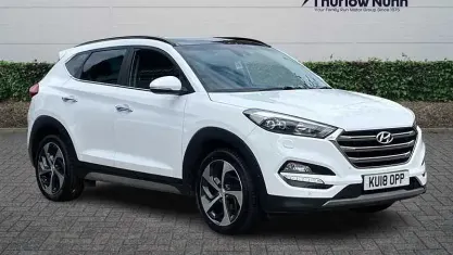 Used Hyundai Tucson Premium SE 141 HP (103 kW) 2018 White SUV