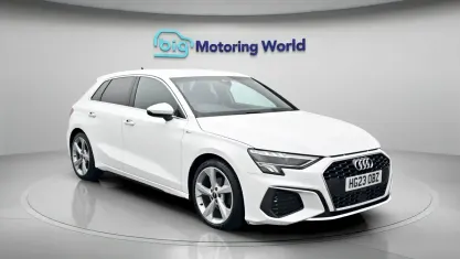 Used Audi A3 Sportback S-Line 150 HP (110 kW) 2023 White Hatchback