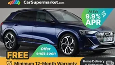 Blue Used 2021 Audi e-tron Black Edition SUV | £29,997 (Fair price)