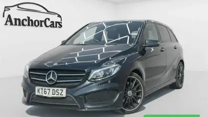 Used Mercedes B200 AMG line 136 HP (100 kW) 2018 Black Hatchback