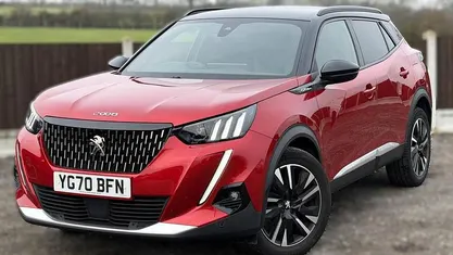 Used Peugeot 2008 GT-line 129 HP (94 kW) 2020 Red SUV