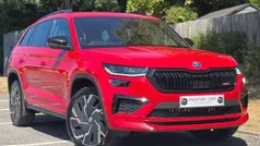 Red Used 2022 Skoda Kodiaq vRS SUV | £33,991 (Fair price)