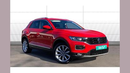 Używany VW T-Roc SEL 150 KM (110 kW) 2021 Czerwony SUV